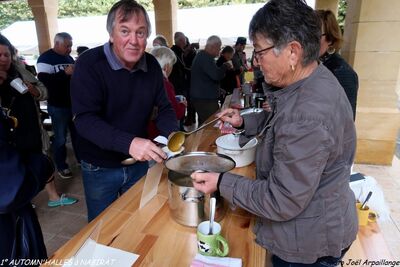 Photographie du service de la soupe